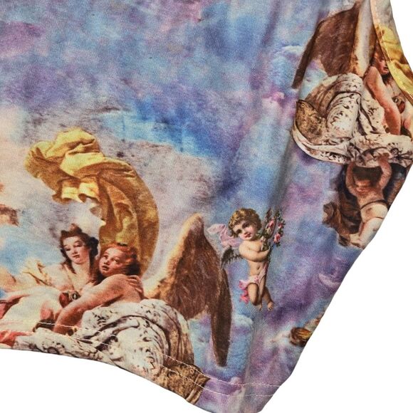 Women's Cherub Blue Cami Strappy Crop Top M - Picture 6 of 10